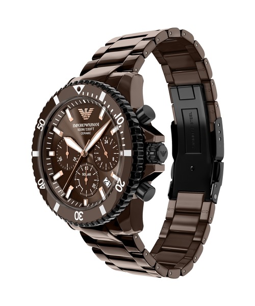 EMPORIO ARMANI(エンポリオアルマーニ)の「エンポリオ・アルマーニ 腕時計 メンズ アナログ セラミック AR70025(アナログ腕時計・メンズ・ブラウン・FREE)」の7枚目の写真