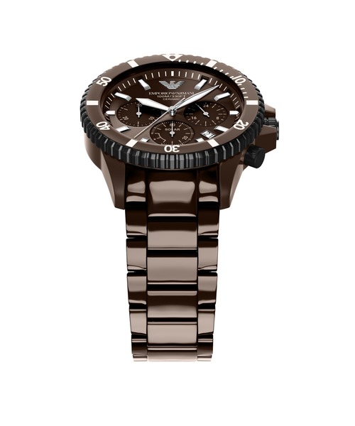 EMPORIO ARMANI(エンポリオアルマーニ)の「エンポリオ・アルマーニ 腕時計 メンズ アナログ セラミック AR70025(アナログ腕時計・メンズ・ブラウン・FREE)」の8枚目の写真
