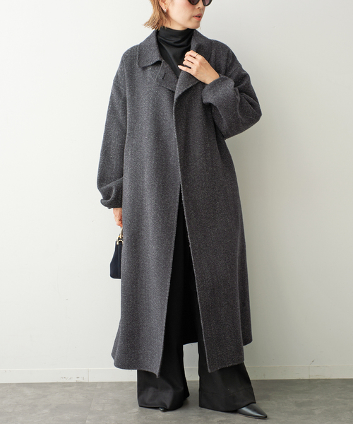 Deuxieme Classe(ドゥーズィエムクラス)の「Snob Coat(チェスターコート・レディース・ブラック系その他・38/36)」の1枚目の写真