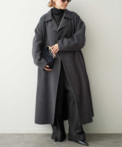 Deuxieme Classe(ドゥーズィエムクラス)の「Snob Coat(チェスターコート・レディース・ブラック系その他・38/36)」の2枚目の写真