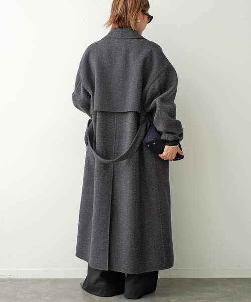 Deuxieme Classe(ドゥーズィエムクラス)の「Snob Coat(チェスターコート・レディース・ブラック系その他・38/36)」の4枚目の写真