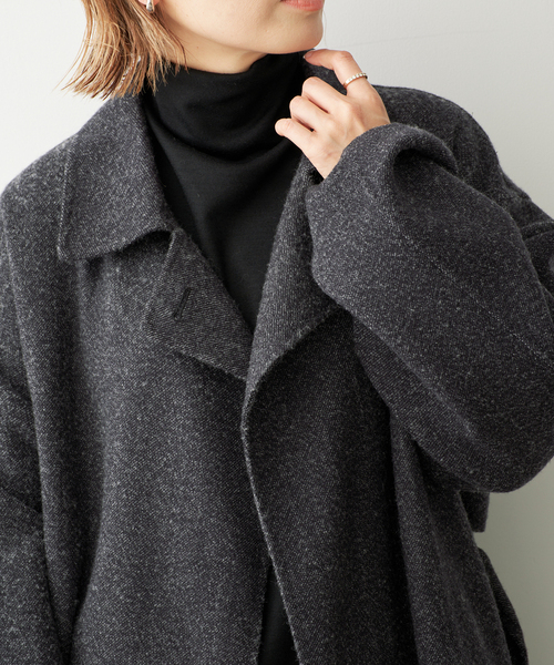 Deuxieme Classe(ドゥーズィエムクラス)の「Snob Coat(チェスターコート・レディース・ブラック系その他・38/36)」の5枚目の写真