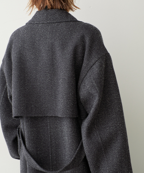 Deuxieme Classe(ドゥーズィエムクラス)の「Snob Coat(チェスターコート・レディース・ブラック系その他・38/36)」の7枚目の写真
