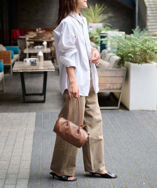OUTDOOR PRODUCTS(アウトドアプロダクツ)の「LITTLE&DAD チェックアイコンシャツ(LITTLE)(シャツ/ブラウス・レディース・マスタード/アイボリー/グリーン・FREE)」の12枚目の写真