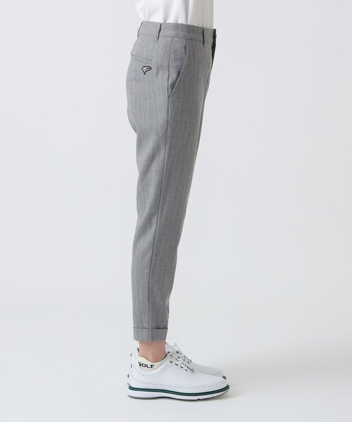 BEAMS GOLF(ビームスゴルフ)の「PURPLE LABEL / ストレッチ ストライプ サキソニー パンツ(その他パンツ・レディース・グレー/ネイビー・SMALL/LARGE/MEDIUM)」の9枚目の写真