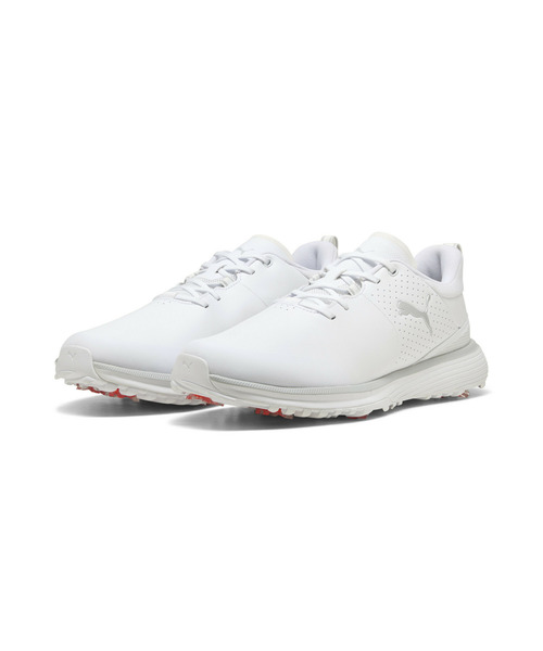 PUMA(プーマ)の「PUMA プーマ メンズ ゴルフ フュージョングリップ ST スパイク シューズ(スニーカー・メンズ・ブラック×シルバー/ホワイト系その他3/ホワイト系その他4・26.0cm/27.0cm/26.5cm/27.5cm)」の10枚目の写真