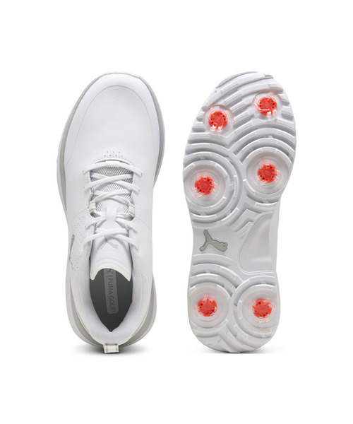 PUMA(プーマ)の「PUMA プーマ メンズ ゴルフ フュージョングリップ ST スパイク シューズ(スニーカー・メンズ・ブラック×シルバー/ホワイト系その他3/ホワイト系その他4・26.0cm/27.0cm/26.5cm/27.5cm)」の9枚目の写真