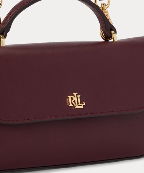 LAUREN RALPH LAUREN(ローレン ラルフ ローレン)の「レザー Marcy クロスボディ ウォレット(ショルダーバッグ・レディース・レッド・ONE)」の8枚目の写真
