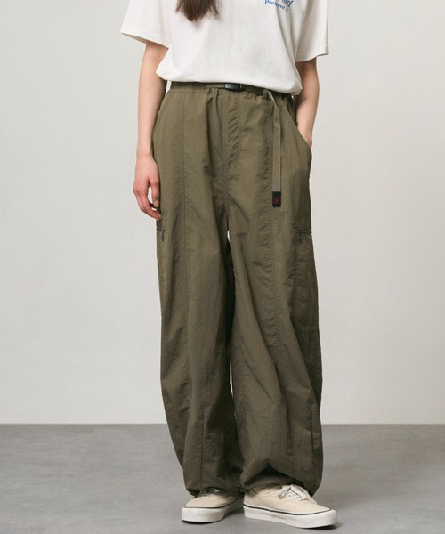 Gramicci（グラミチ）の「NYLON LOOSE BALLOON PANT｜ナイロンルーズバルーンパンツ（その他パンツ・レディース・グレー系その他2/ブラック/オリーブ系・L/M/S/XL/XXL）」の3枚目の写真