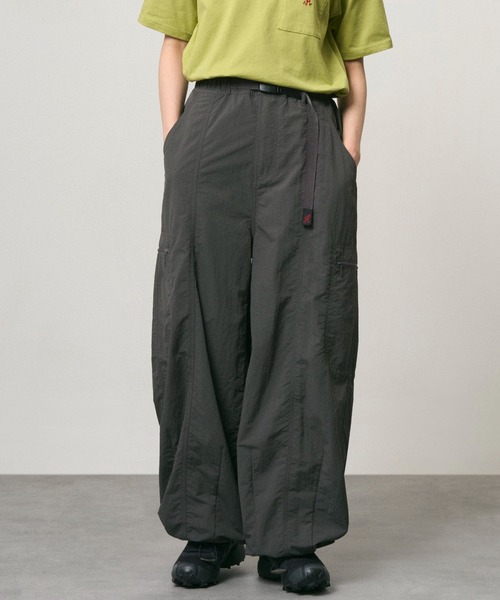 Gramicci（グラミチ）の「NYLON LOOSE BALLOON PANT｜ナイロンルーズバルーンパンツ（その他パンツ・レディース・グレー系その他2/ブラック/オリーブ系・L/M/S/XL/XXL）」の2枚目の写真