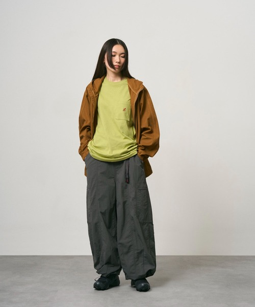 Gramicci（グラミチ）の「NYLON LOOSE BALLOON PANT｜ナイロンルーズバルーンパンツ（その他パンツ・レディース・グレー系その他2/ブラック/オリーブ系・L/M/S/XL/XXL）」の4枚目の写真