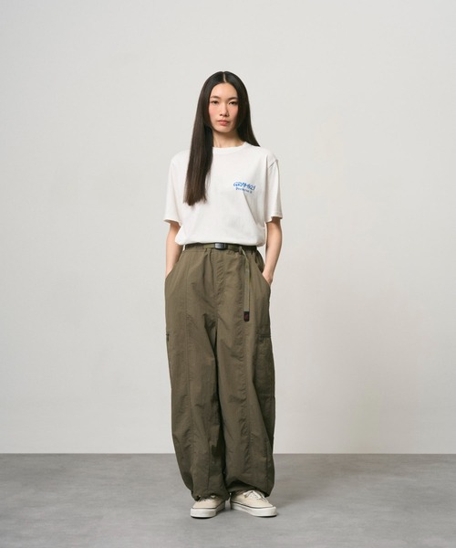 Gramicci（グラミチ）の「NYLON LOOSE BALLOON PANT｜ナイロンルーズバルーンパンツ（その他パンツ・レディース・グレー系その他2/ブラック/オリーブ系・L/M/S/XL/XXL）」の9枚目の写真