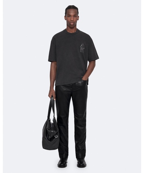 ALLSAINTS(オールセインツ)の「ROLLER RELAXED-FIT GRAPHIC T-SHIRT | ROLLER リラックスフィット グラフィック Tシャツ(Tシャツ/カットソー・メンズ・ブラック・S/XL/L/M/XS)」の2枚目の写真