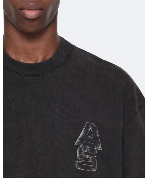 ALLSAINTS(オールセインツ)の「ROLLER RELAXED-FIT GRAPHIC T-SHIRT | ROLLER リラックスフィット グラフィック Tシャツ(Tシャツ/カットソー・メンズ・ブラック・S/XL/L/M/XS)」の6枚目の写真