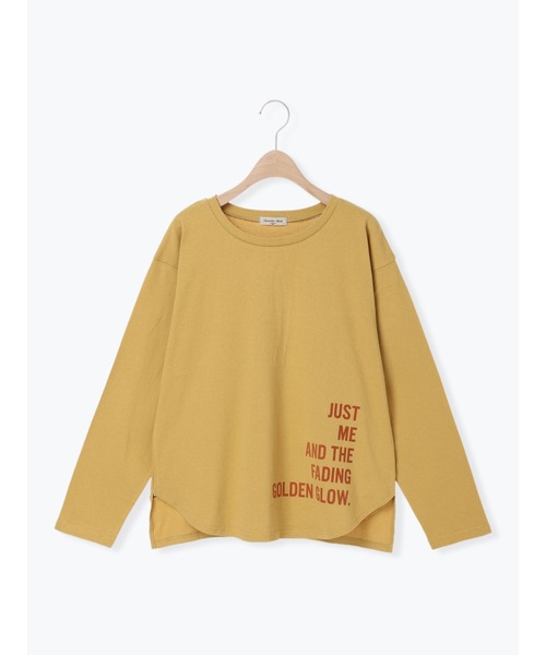 Samansa Mos2(サマンサ モスモス)の「アソートロゴプリントロンT(Tシャツ/カットソー・レディース・マスタード/ブラック/オフホワイト・F)」の21枚目の写真