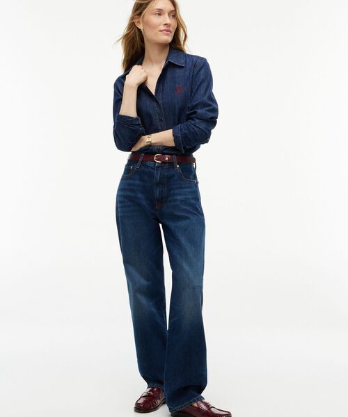 TOMMY HILFIGER(トミーヒルフィガー)の「サラハイライズストレートジーンズ(デニムパンツ・レディース・ブルー・28inch/27inch/26inch)」の2枚目の写真