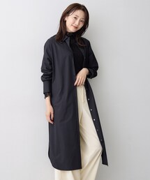 ロングシャツワンピース