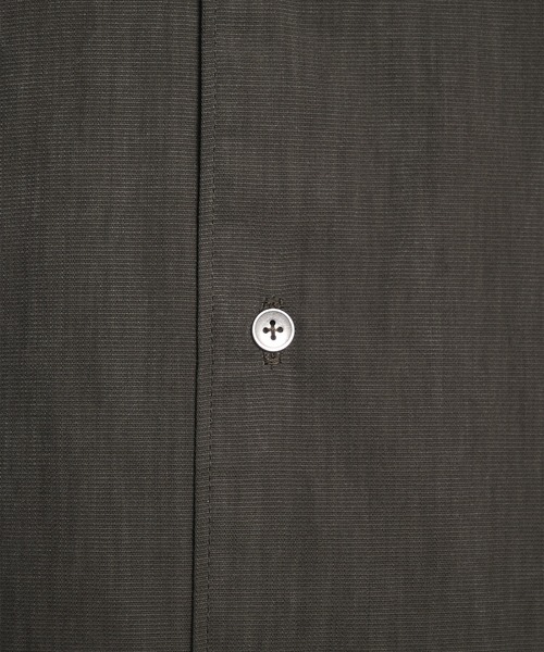 STUDIOUS（ステュディオス）の「【AXIS】Regular Collar Shirts（シャツ/ブラウス・メンズ・ブラック/ダークグリーン・3/2）」の9枚目の写真