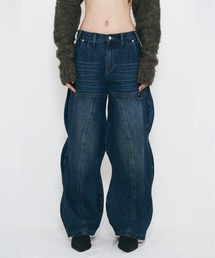 WAVE DENIM PANTS