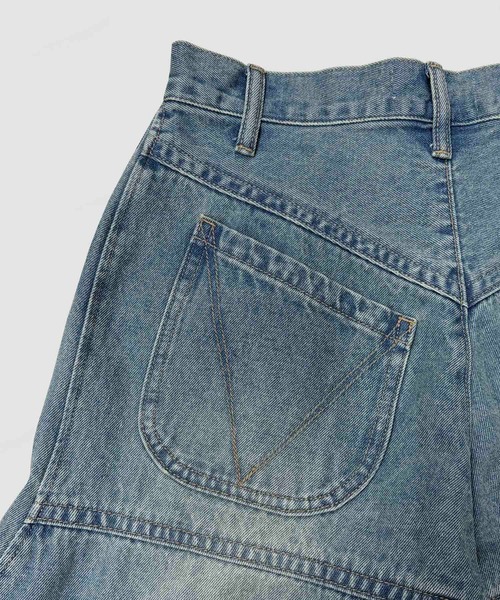 VIAVANDA(ヴィアヴァンダ)の「WAVE DENIM PANTS(デニムパンツ・レディース・ブルー/インディゴブルー・SMALL/MEDIUM)」の12枚目の写真