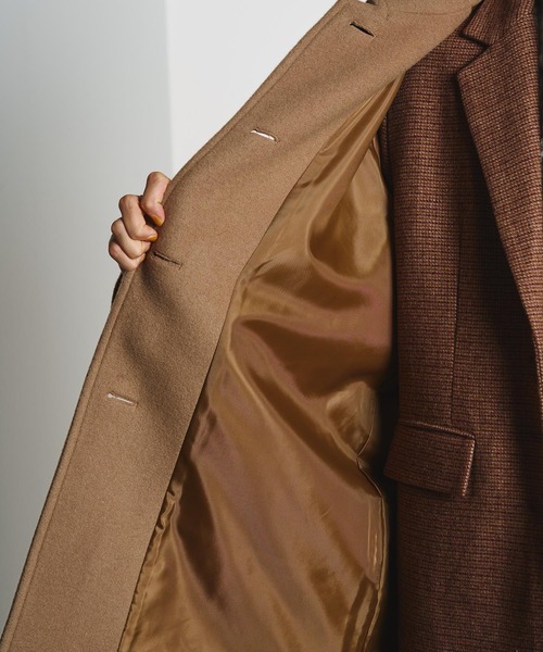 ROSE BUD（ローズバッド）の「STAND FALL COLLAR COAT（ステンカラーコート・レディース・ベージュ/パープル/ブラック・M/S）」の16枚目の写真