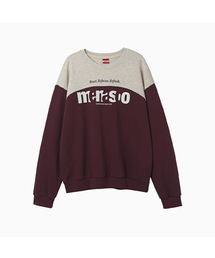 Lettering Sweatshirt_Purple