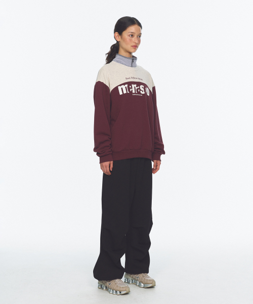 MENASOO（ミナス）の「Lettering Sweatshirt_Purple（スウェット・レディース・パープル・1/2）」の8枚目の写真