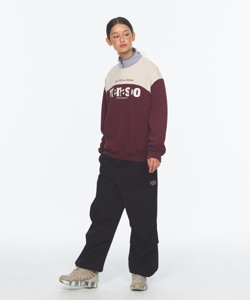 MENASOO（ミナス）の「Lettering Sweatshirt_Purple（スウェット・レディース・パープル・1/2）」の10枚目の写真