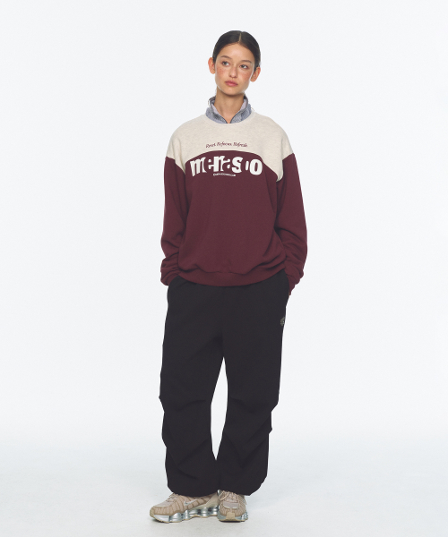 MENASOO（ミナス）の「Lettering Sweatshirt_Purple（スウェット・レディース・パープル・1/2）」の12枚目の写真