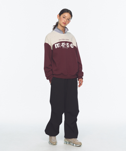 MENASOO（ミナス）の「Lettering Sweatshirt_Purple（スウェット・レディース・パープル・1/2）」の13枚目の写真