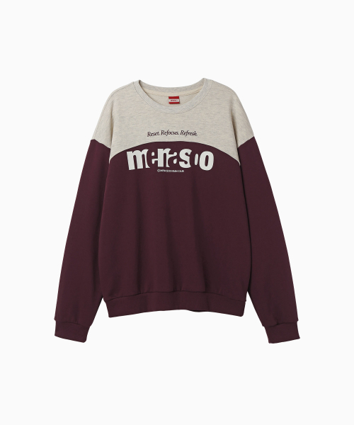 MENASOO（ミナス）の「Lettering Sweatshirt_Purple（スウェット・レディース・パープル・1/2）」の14枚目の写真