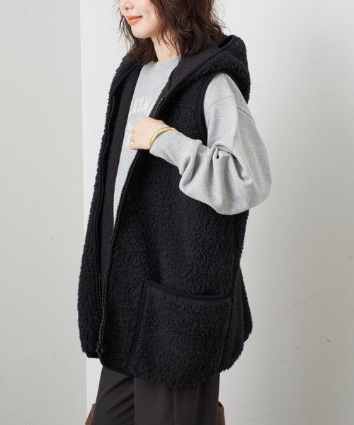 +81BRANCA(ハチイチブランカ)の「+81 BRANCA/ハチイチブランカ ロゴスウェット(スウェット・レディース・アイボリー/レッド/グレー/ブラウン・FREE)」の10枚目の写真