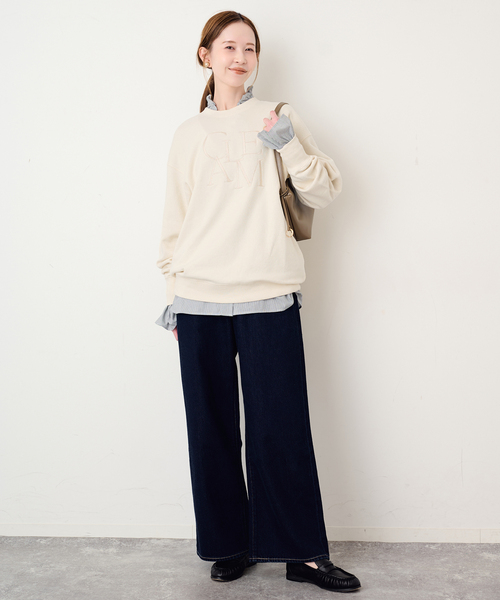 +81BRANCA(ハチイチブランカ)の「+81 BRANCA/ハチイチブランカ ロゴスウェット(スウェット・レディース・アイボリー/レッド/グレー/ブラウン・FREE)」の14枚目の写真