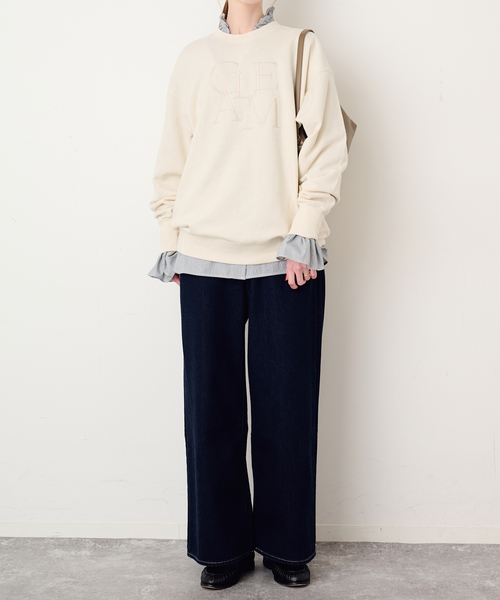 +81BRANCA(ハチイチブランカ)の「+81 BRANCA/ハチイチブランカ ロゴスウェット(スウェット・レディース・アイボリー/レッド/グレー/ブラウン・FREE)」の15枚目の写真
