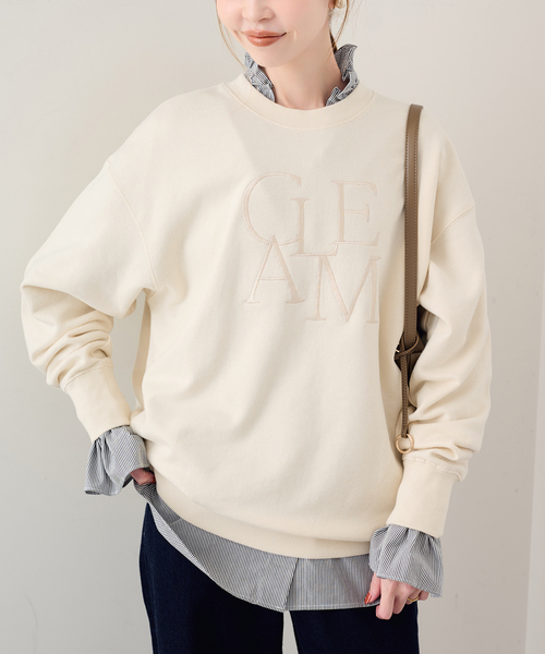 +81BRANCA(ハチイチブランカ)の「+81 BRANCA/ハチイチブランカ ロゴスウェット(スウェット・レディース・アイボリー/レッド/グレー/ブラウン・FREE)」の19枚目の写真
