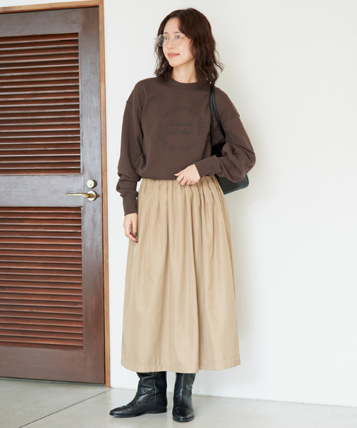 +81BRANCA(ハチイチブランカ)の「+81 BRANCA/ハチイチブランカ ロゴスウェット(スウェット・レディース・アイボリー/レッド/グレー/ブラウン・FREE)」の22枚目の写真