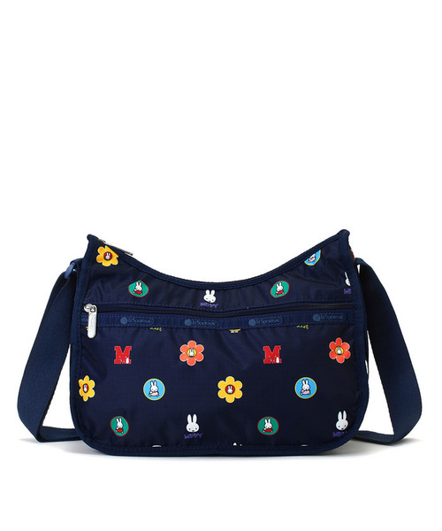 LeSportsac×Miffy】CLASSIC HOBO ミッフィーネイビーポルカドット