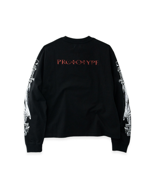 ETCE(イーティーシーイー)の「クロスソード 長袖Tシャツ(ブラック)(Tシャツ/カットソー・レディース・その他・SMALL/MEDIUM/LARGE)」の2枚目の写真