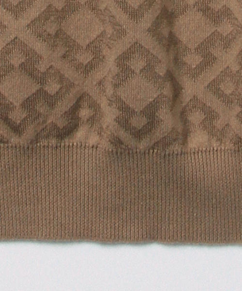BRILLA per il gusto（ブリッラペルイルグースト）の「VERTO / ジャカード クルー ニット（ニット/セーター・メンズ・ネイビー/ベージュ・X-SMALL/SMALL/LARGE/MEDIUM）」の6枚目の写真