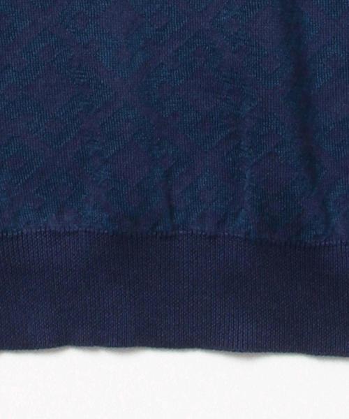 BRILLA per il gusto（ブリッラペルイルグースト）の「VERTO / ジャカード クルー ニット（ニット/セーター・メンズ・ネイビー/ベージュ・X-SMALL/SMALL/LARGE/MEDIUM）」の10枚目の写真