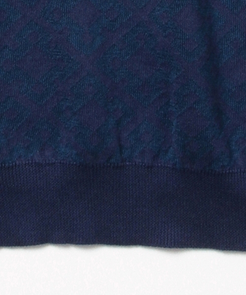 BRILLA per il gusto（ブリッラペルイルグースト）の「VERTO / ジャカード クルー ニット（ニット/セーター・メンズ・ネイビー/ベージュ・X-SMALL/SMALL/LARGE/MEDIUM）」の12枚目の写真