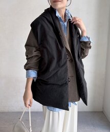 ストールライクファイバーダウンベスト