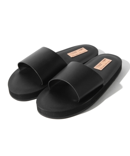 B:MING by BEAMS（ビーミングバイビームス）の「【MEN'S NON-NO6月号掲載】buddy×ビーミング by ビームス / 40th別注 レザーサンダル（サンダル・メンズ・ブラック/ベージュ・SMALL/MEDIUM/LARGE）」の8枚目の写真