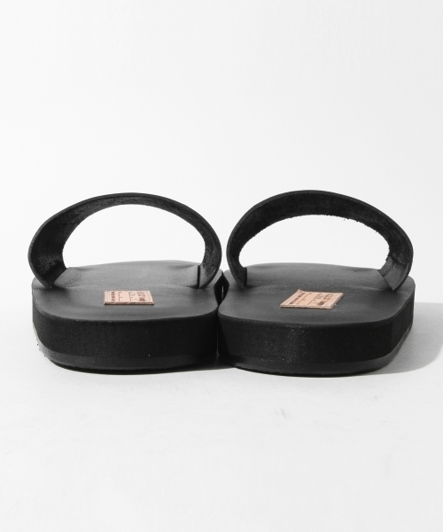 B:MING by BEAMS（ビーミングバイビームス）の「【MEN'S NON-NO6月号掲載】buddy×ビーミング by ビームス / 40th別注 レザーサンダル（サンダル・メンズ・ブラック/ベージュ・SMALL/MEDIUM/LARGE）」の9枚目の写真