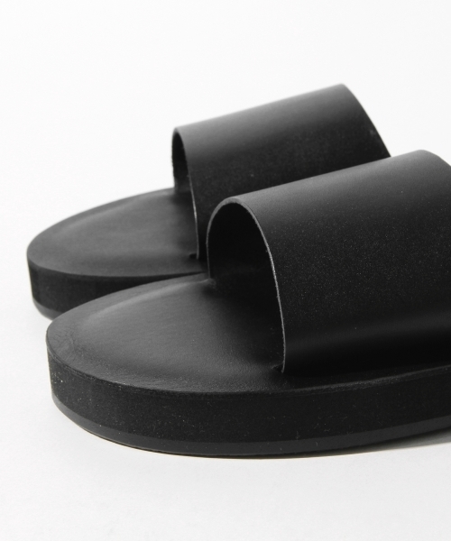 B:MING by BEAMS（ビーミングバイビームス）の「【MEN'S NON-NO6月号掲載】buddy×ビーミング by ビームス / 40th別注 レザーサンダル（サンダル・メンズ・ブラック/ベージュ・SMALL/MEDIUM/LARGE）」の10枚目の写真