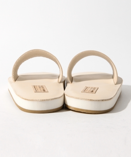 B:MING by BEAMS（ビーミングバイビームス）の「【MEN'S NON-NO6月号掲載】buddy×ビーミング by ビームス / 40th別注 レザーサンダル（サンダル・メンズ・ブラック/ベージュ・SMALL/MEDIUM/LARGE）」の3枚目の写真