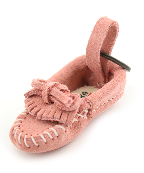 BEAMS BOY（ビームスボーイ）の「MINNETONKA / キーリング（キーホルダー・レディース・ベージュ/ブラウン/サックスブルー/ブラック/ピンク/レッド/ワイン/パープル・ONE SIZE）」の6枚目の写真