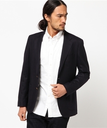 HELIOPOLE MEN サキソニーストレッチシングルブレザージャケット