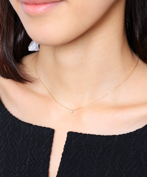 agete（アガット）の「K18ネックレス（ネックレス・レディース・ゴールド系その他・FREE）」の7枚目の写真