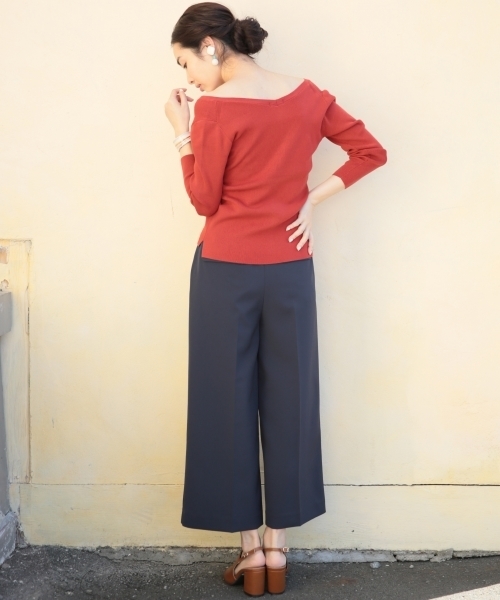 A part by(アパートバイ)の「12GRPソウバリVカーディガン 744613 (カーディガン/ボレロ・レディース・ブラック/ブルー/ホワイト/レッド・FREE)」の15枚目の写真